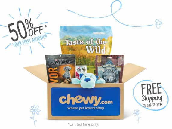 50% Off Your First Autoship and Free Shipping on Orders Over $49
