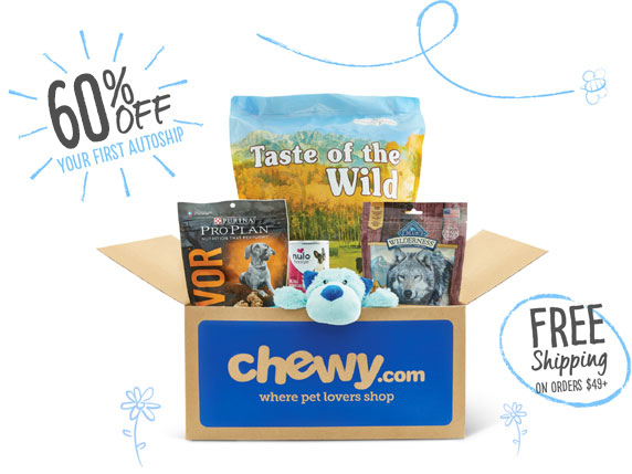 60% Off Your First Autoship and Free Shipping on Orders Over $49